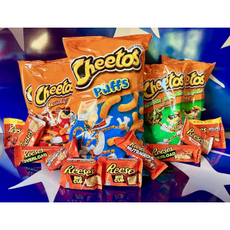 Cheetos a Reese's mix - big